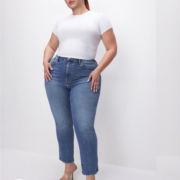 Good American Denim - NWOT Women’s Good American ALWAYS FITS GOOD LEGS STRAIGHT JEANS 14-18 Denim Cool